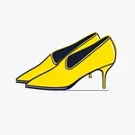 yellow pointy shoes image